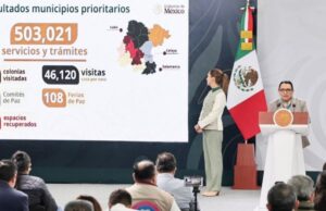 Desde Irapuato, Sheinbaum anuncia avances contra la violencia en Guanajuato