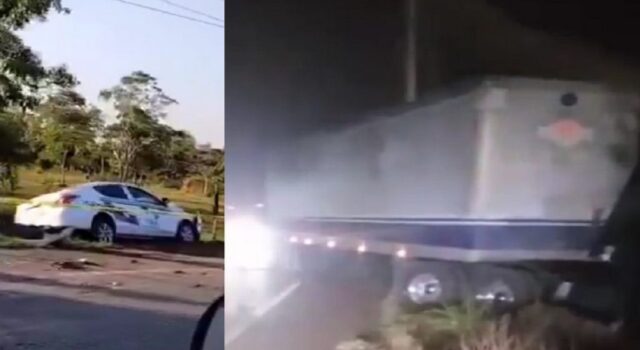 Tráiler embiste taxi en la Frontera–Ciudad del Carmen; al parecer hay un fallecido
