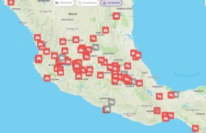 Mapa interactivo de bloqueos en México tras abatimiento de “El Mencho”