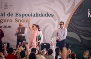 Sheinbaum visita Culiacán bajo fuerte resguardo militar